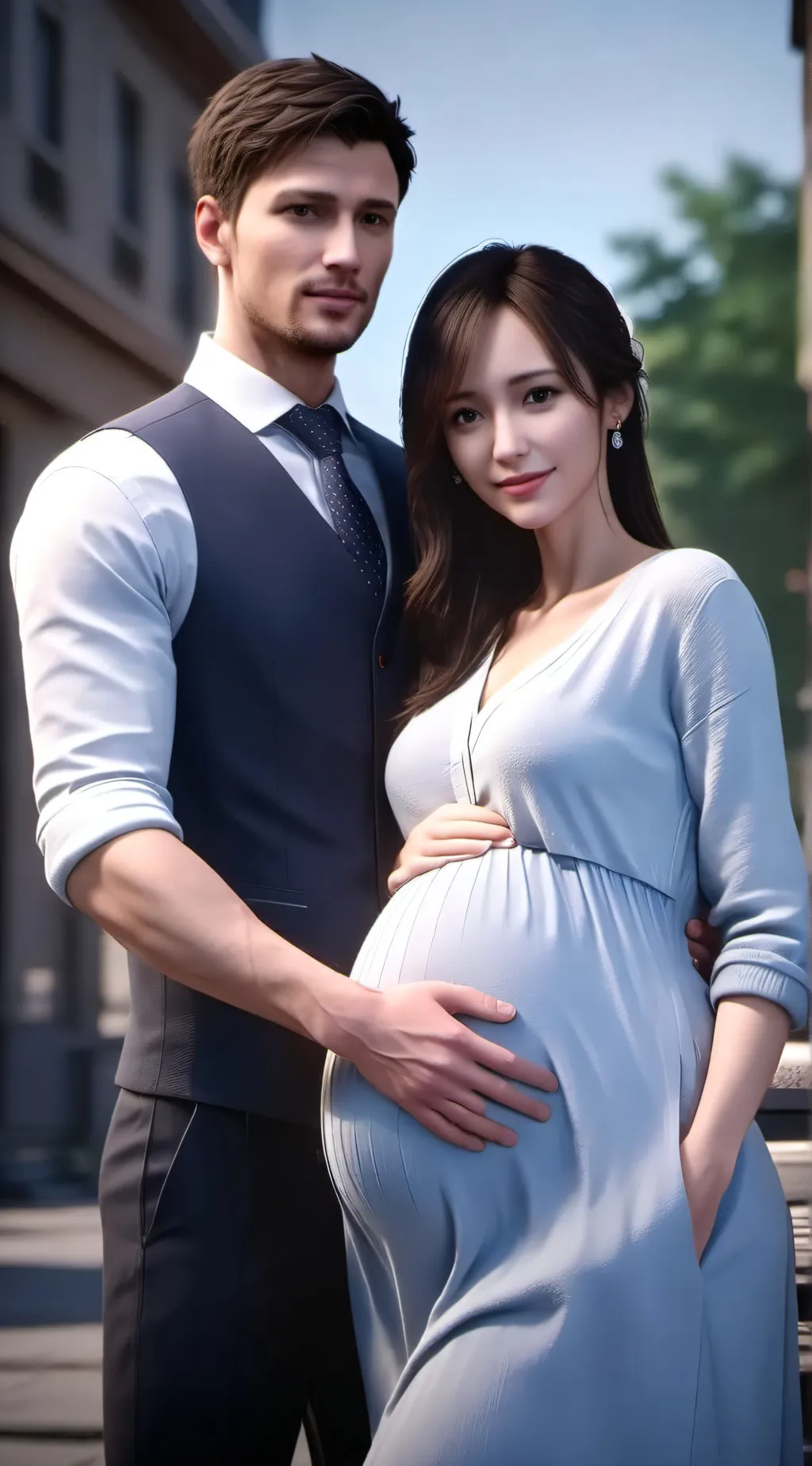 ai character: parents  background