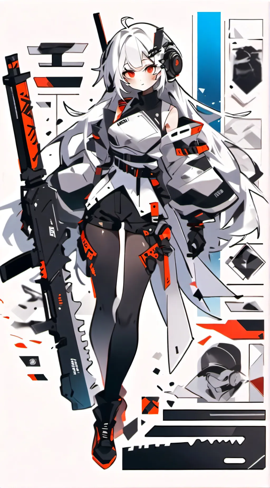 ai character: Uzi background