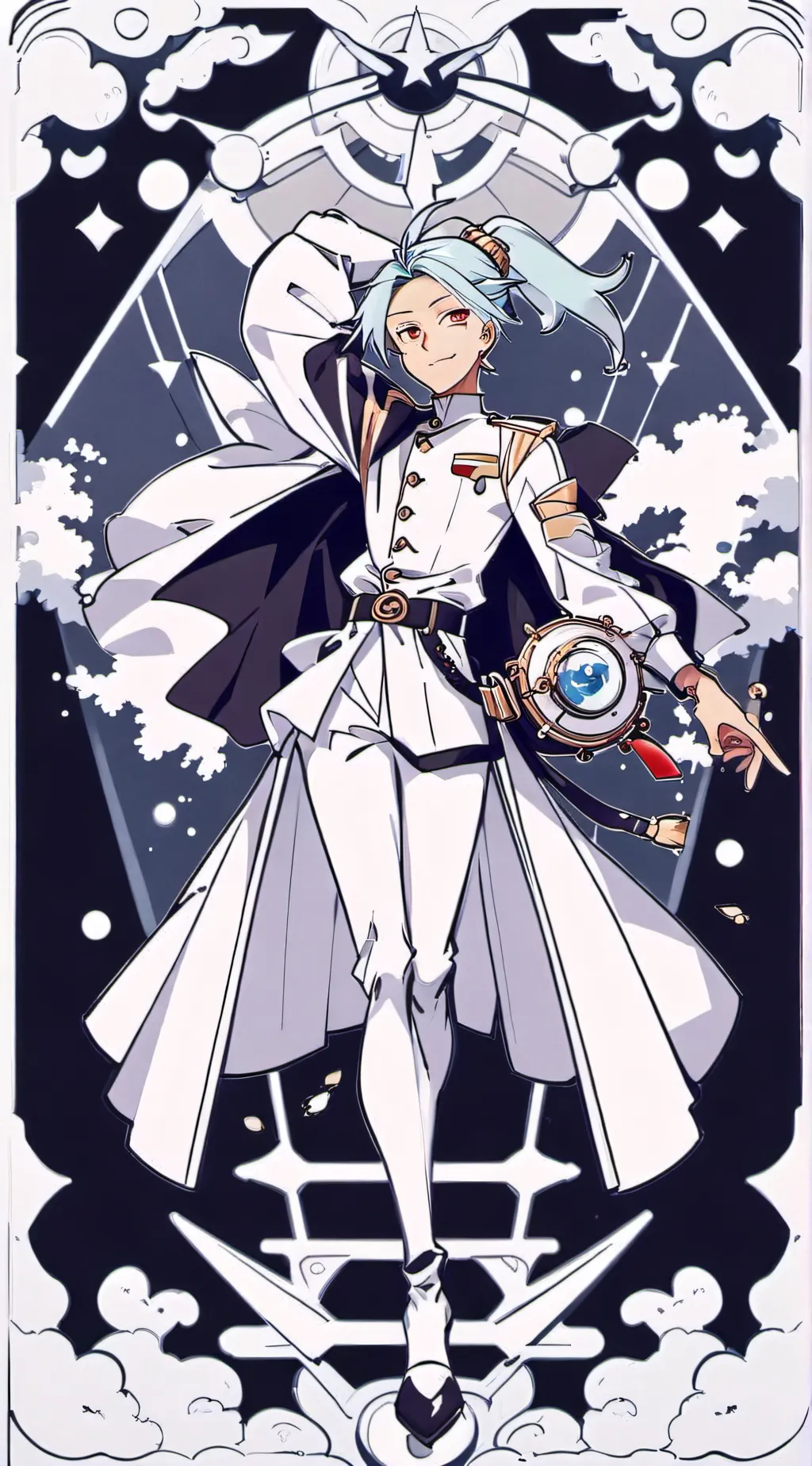 ai character: twisters x MHA background
