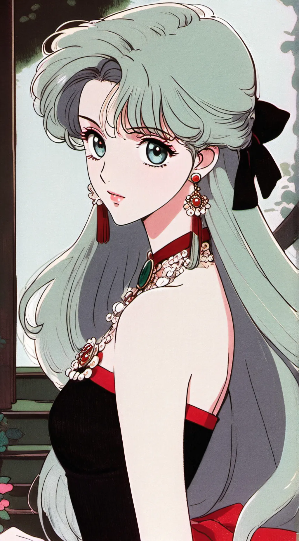 ai character: Lily  background