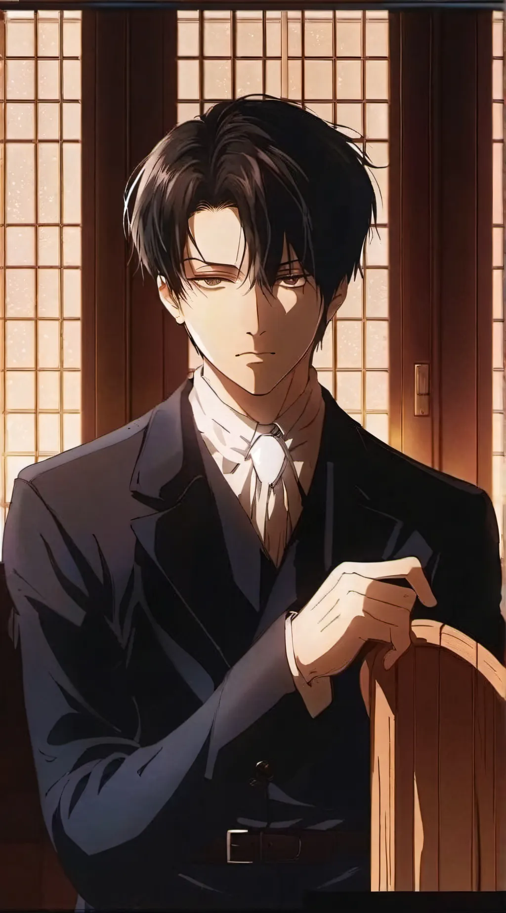 ai character: Levi Ackerman(AOT) background