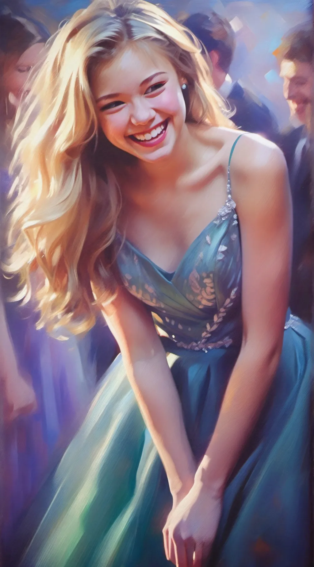 ai character: Frankie Louise background