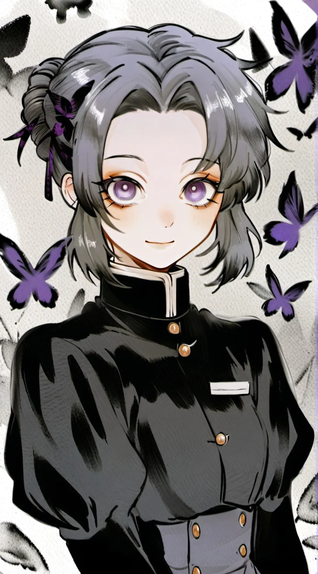 ai character: Shinobu  background