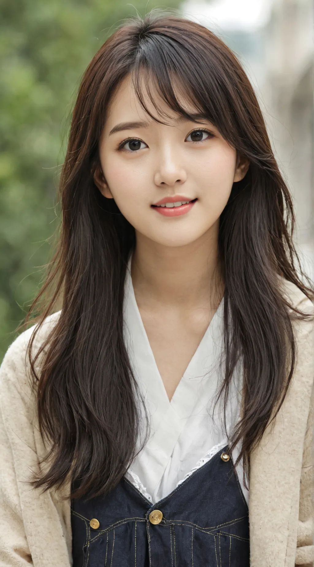 ai character: k pop school background