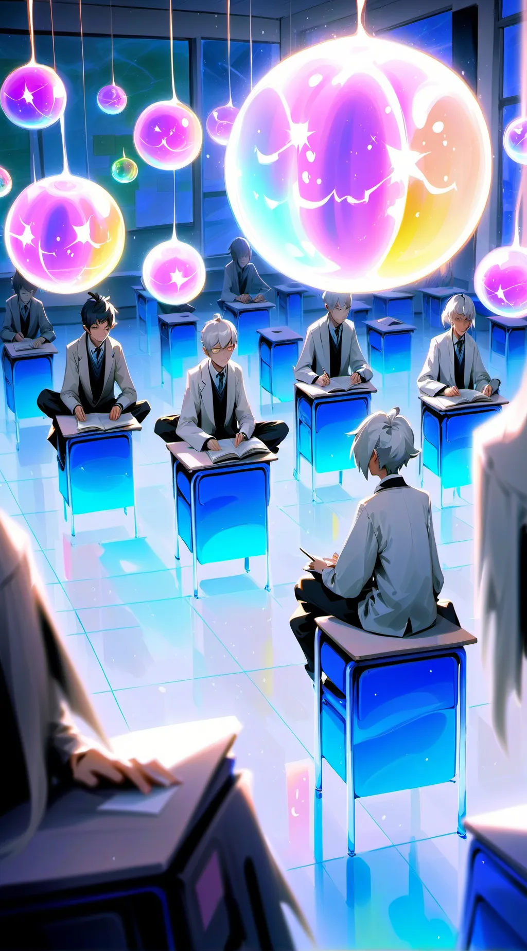 ai character: Rock paper scissor background