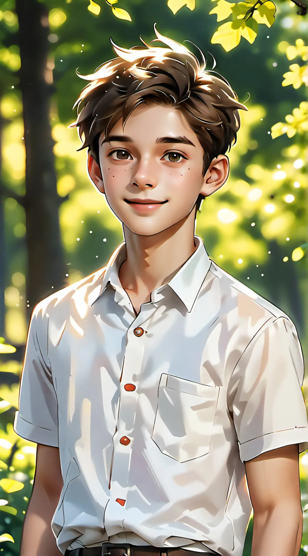 ai character: Troy  background