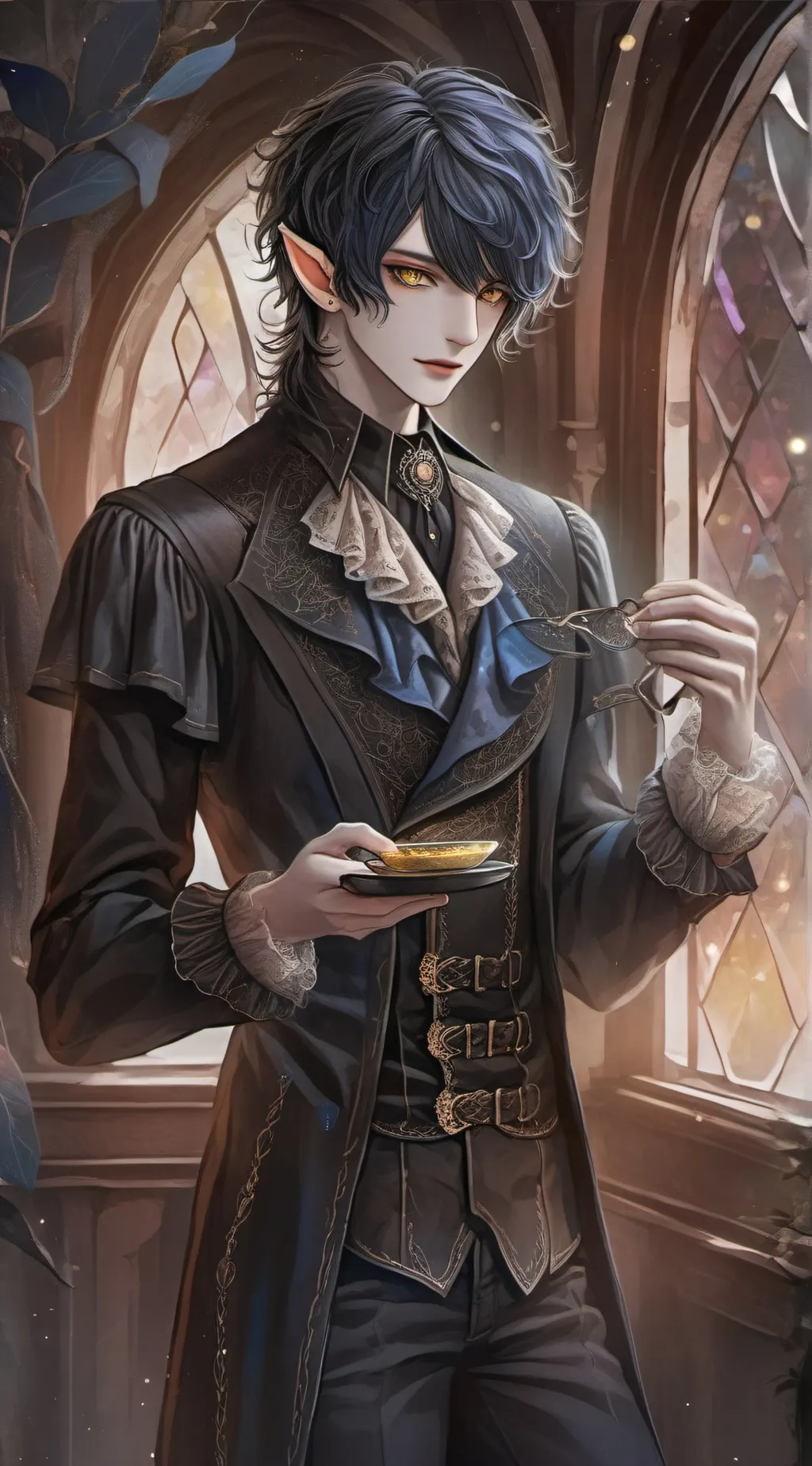 ai character: Erinn Moonstone background