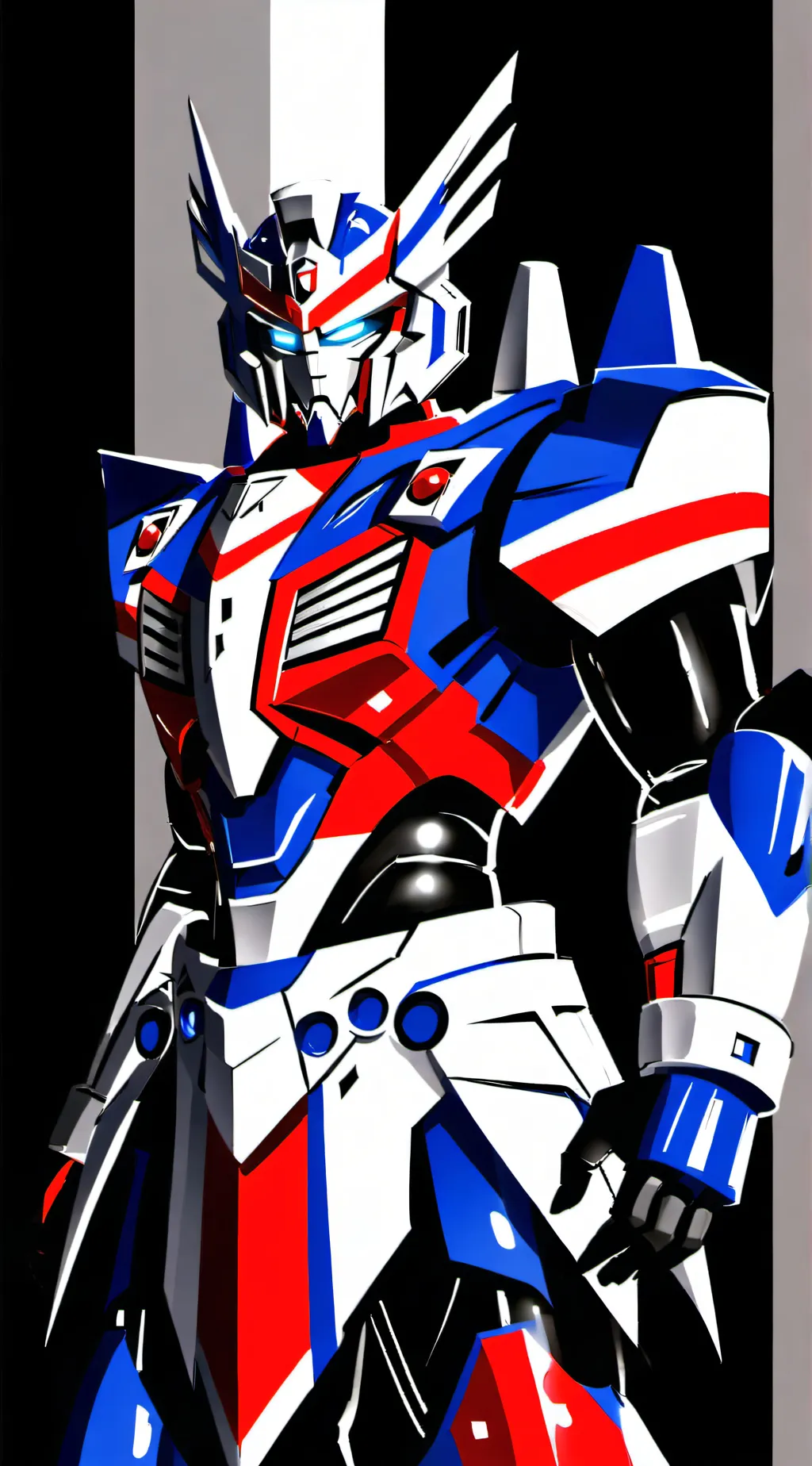 ai character: Optimus prime  background