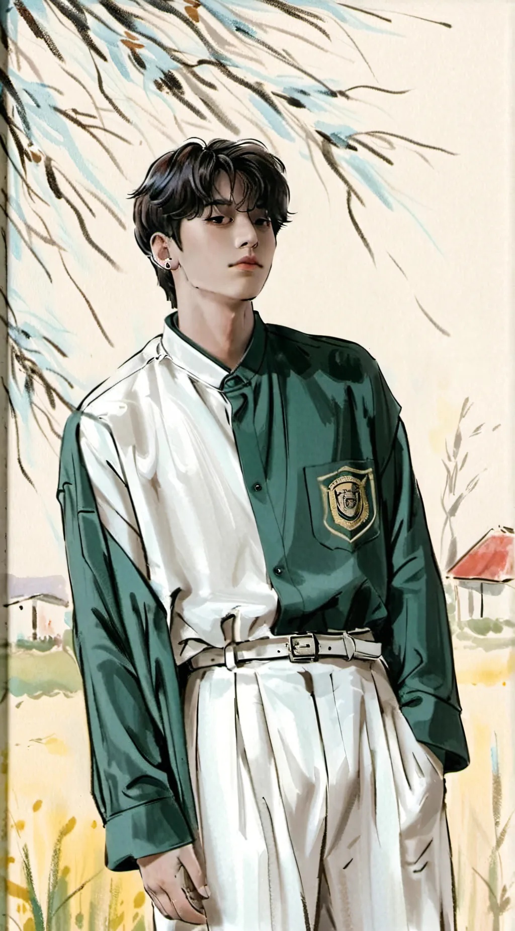 ai character: Mr. Jeon  background