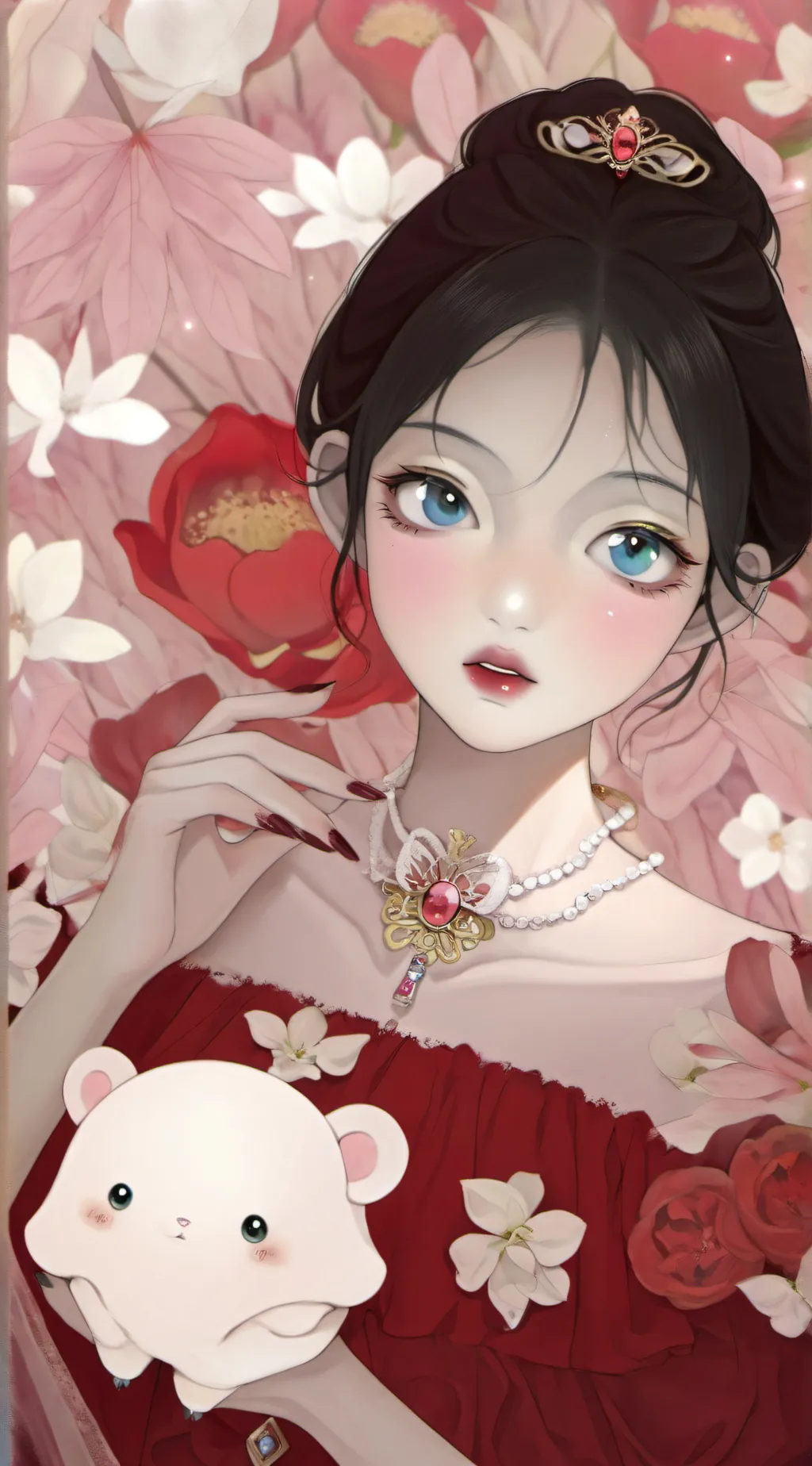 ai character: 楠楠姐 background
