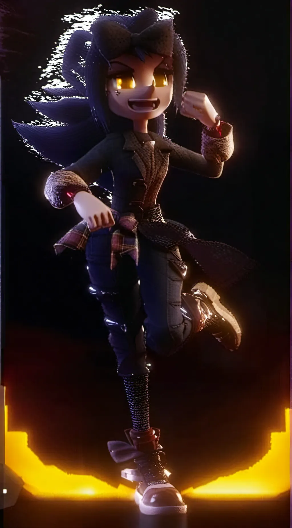 ai character: Murder drones prom background