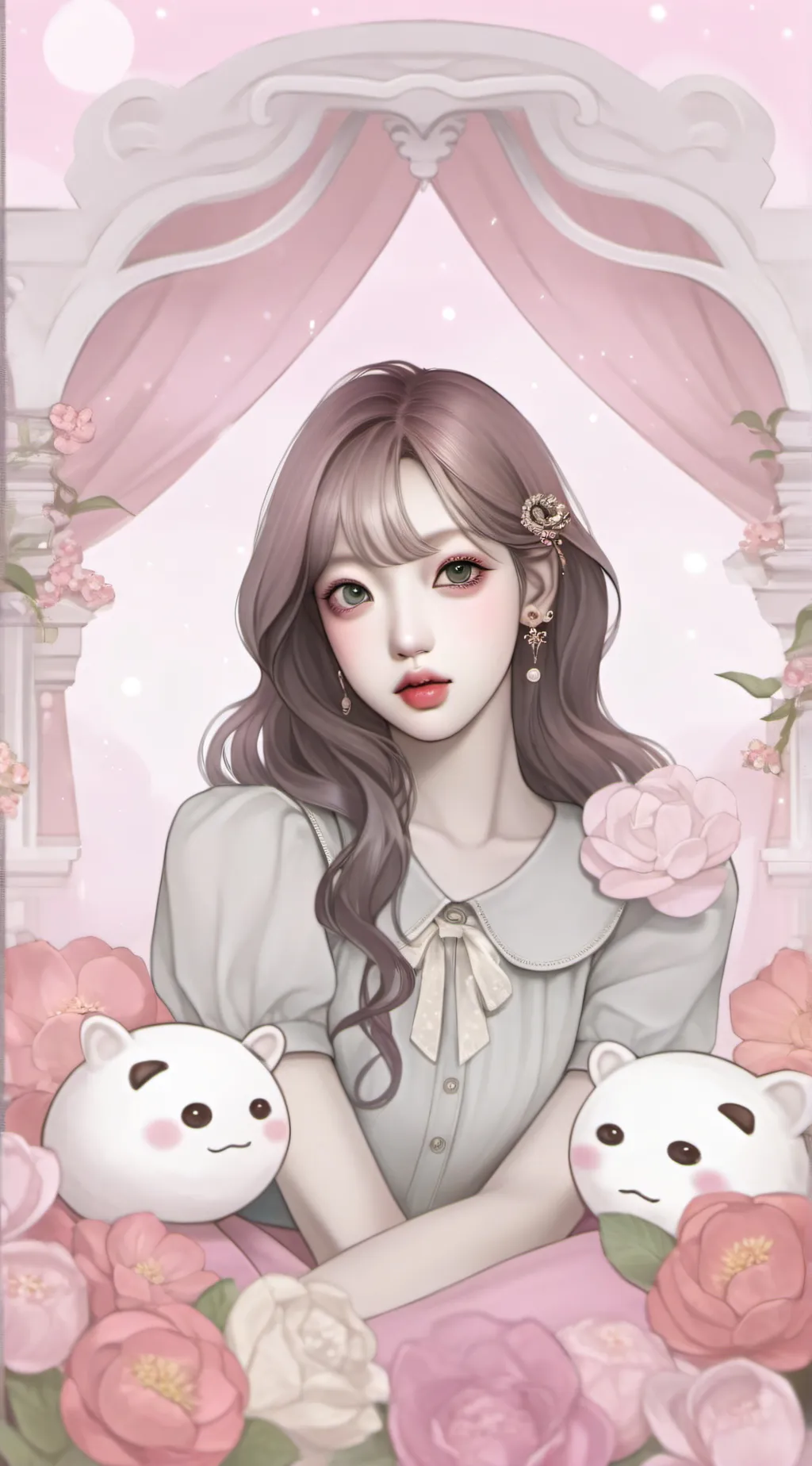 ai character: Sulli f(x) background