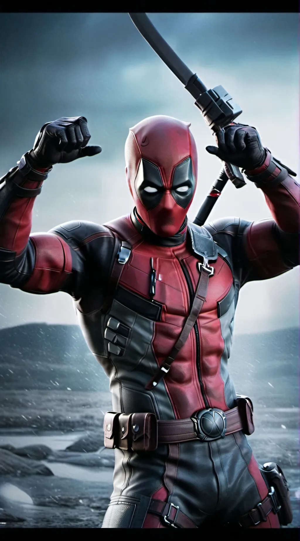 ai character: Deadpool  background