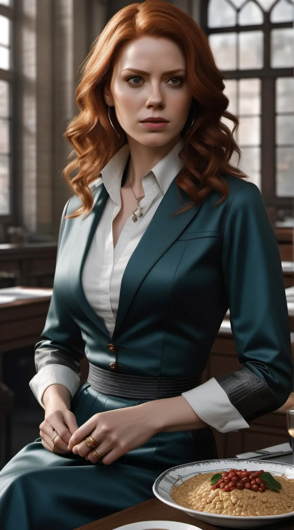 ai character: Natasha Romanoff  background