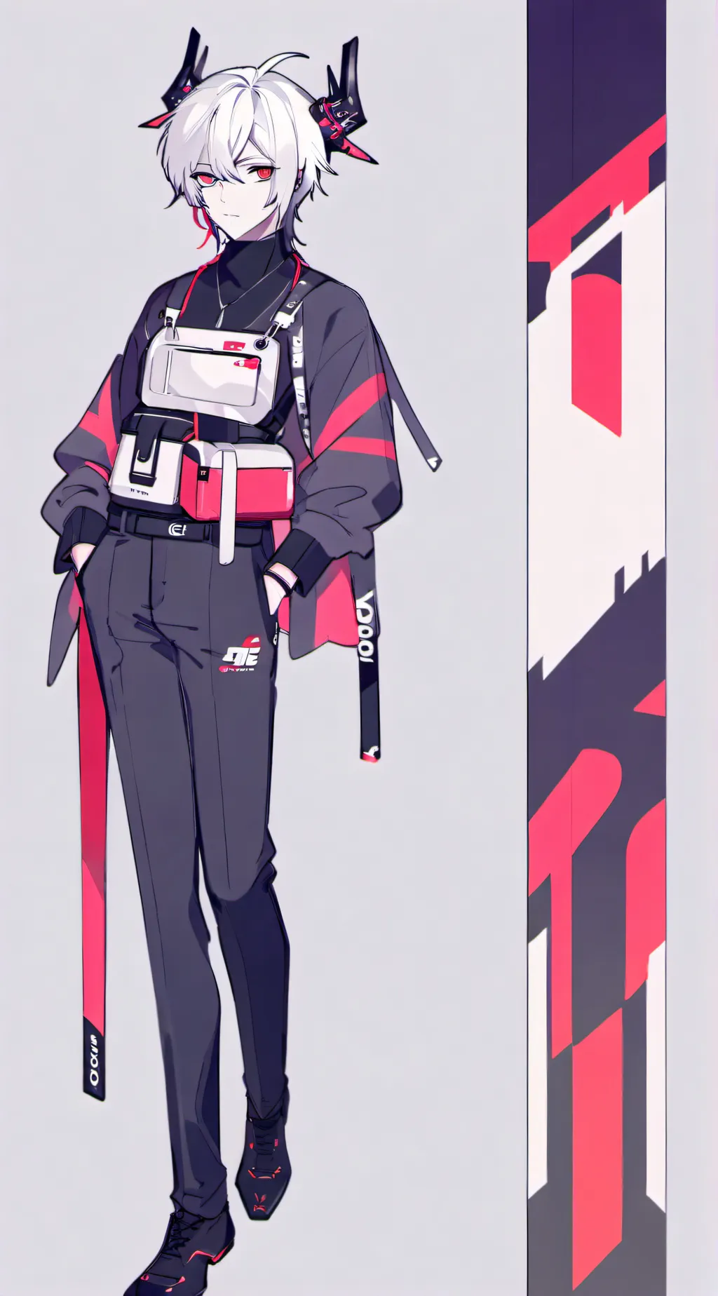 ai character: Kai🩸￼ background
