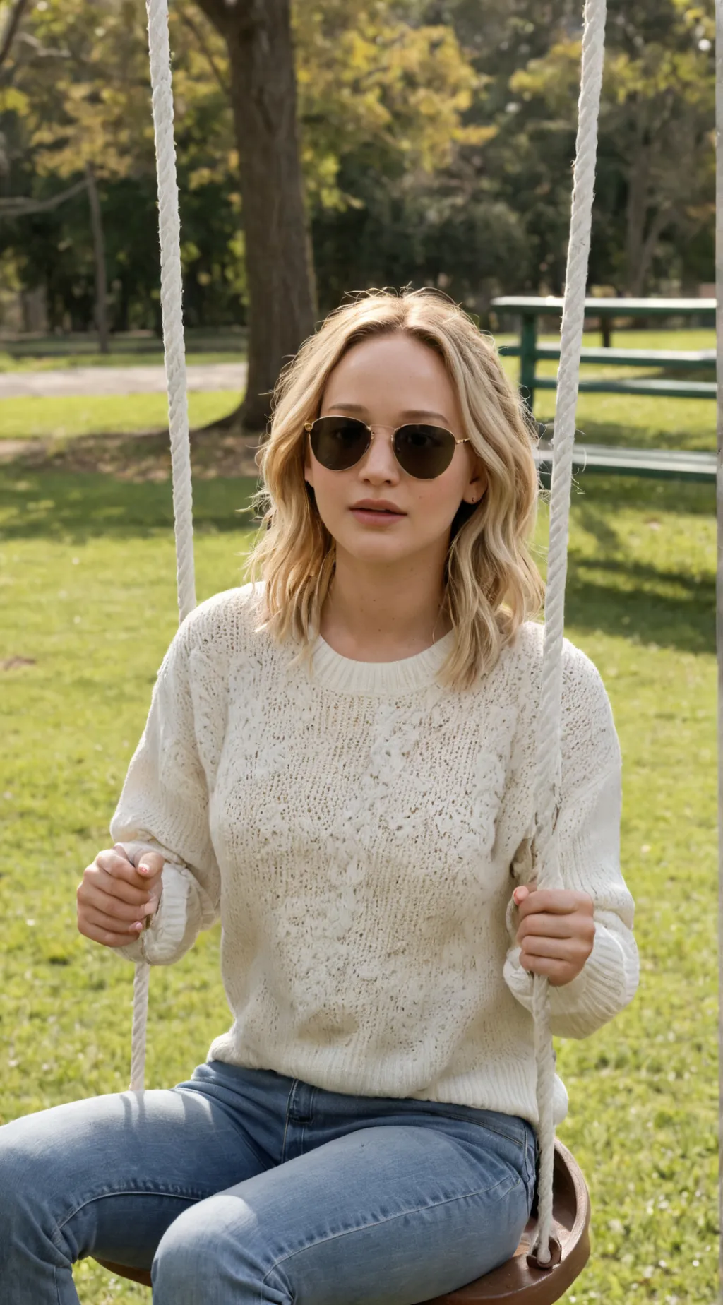 ai character: Jennifer Lawrence  background