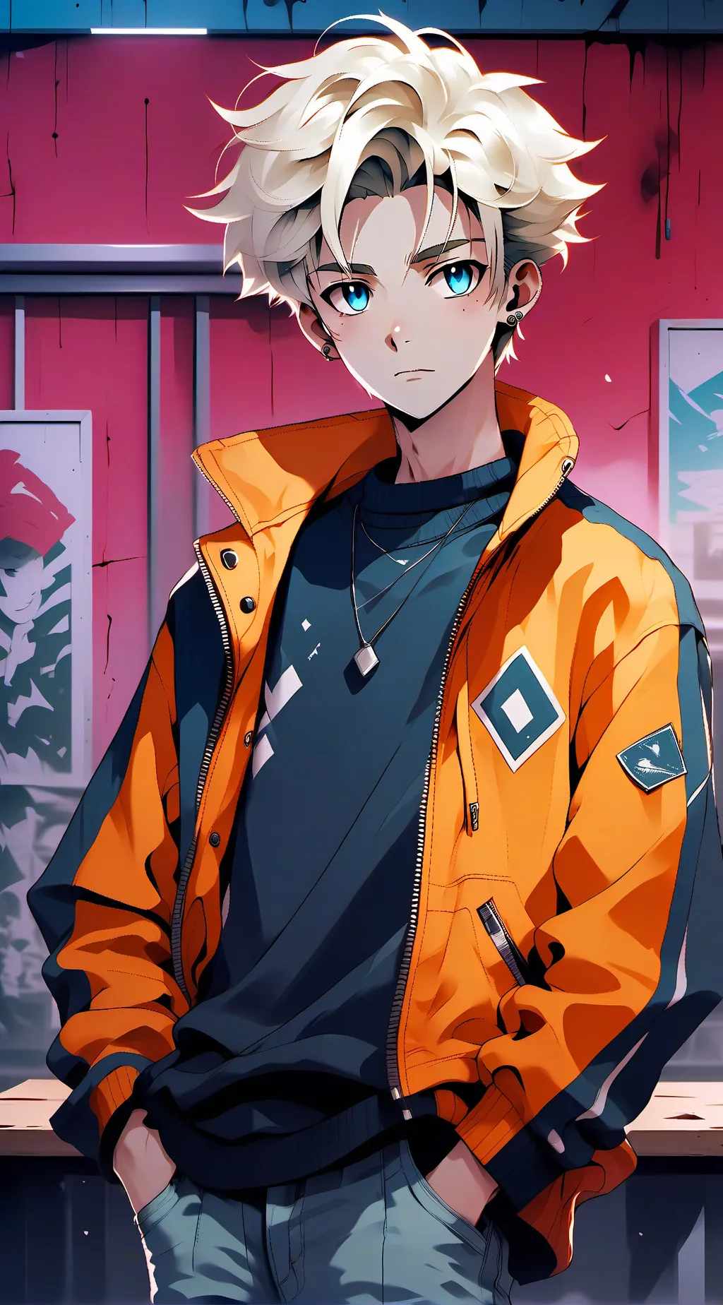 ai character: Ash background