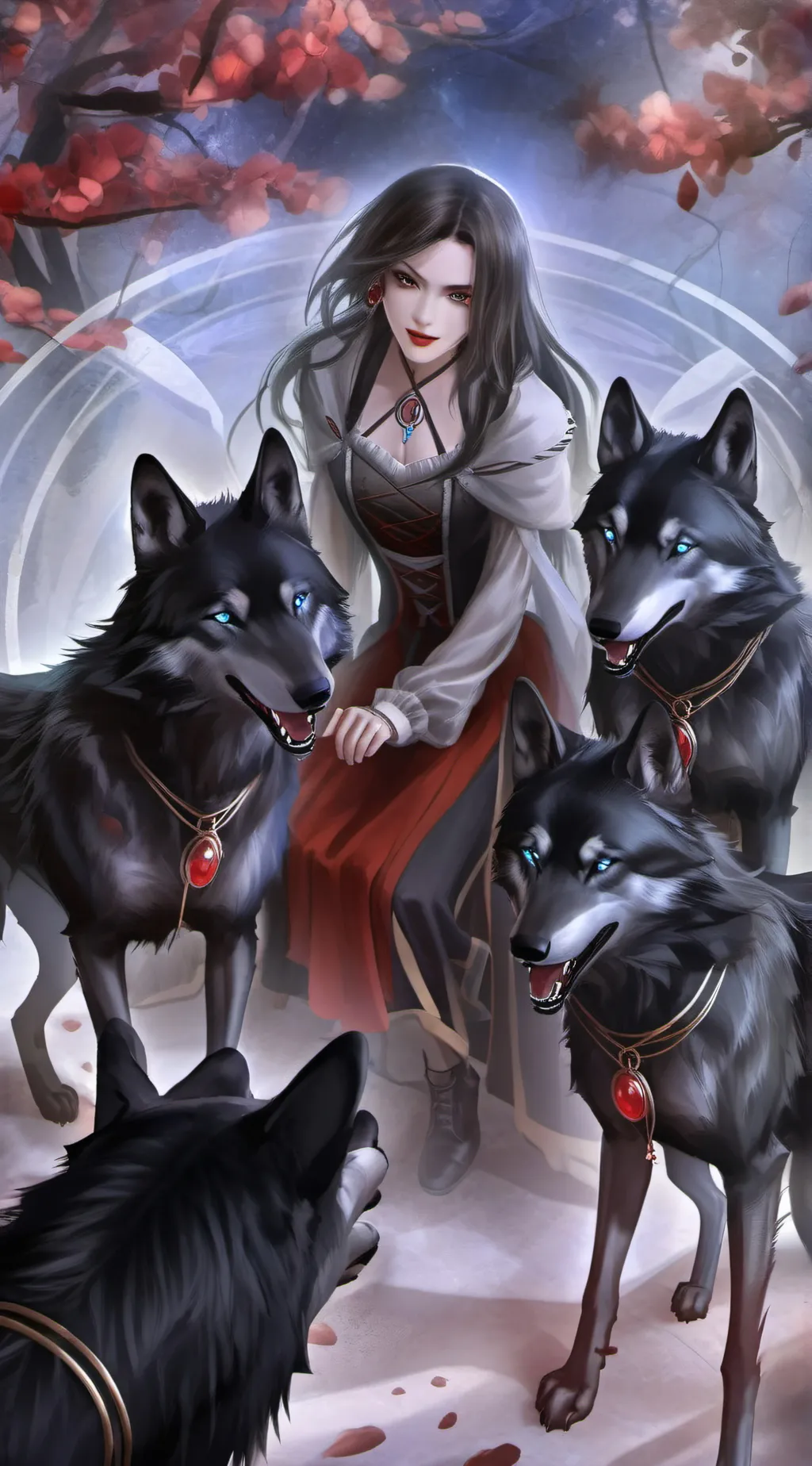 ai character:  silver background
