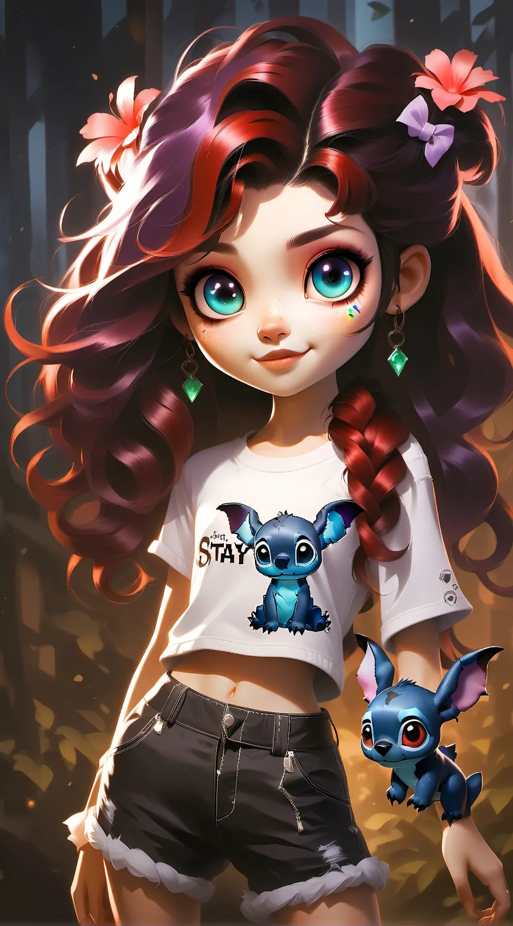 ai character: Charlotte Brown background
