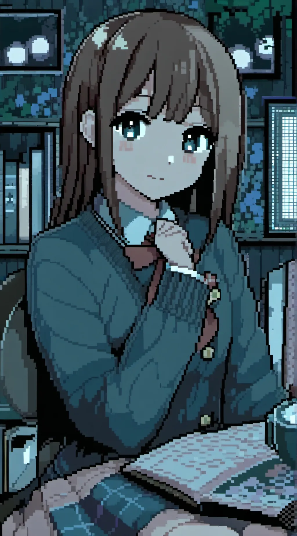 ai character: Monika background