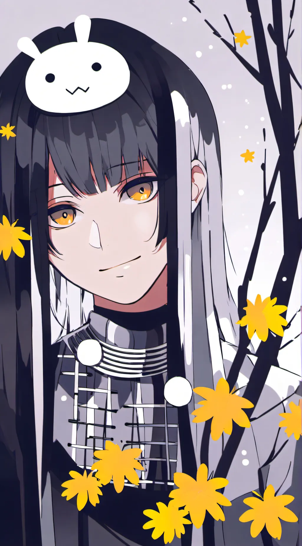 ai character: Rain background