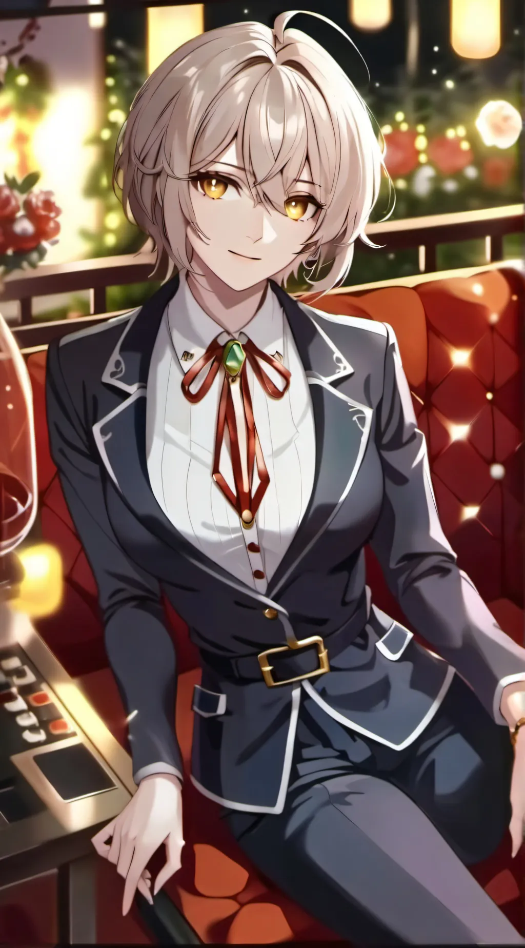 ai character: Aurora background