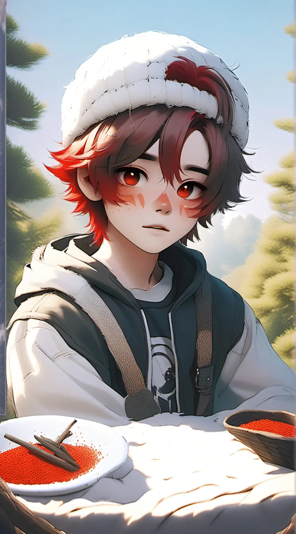 ai character: Leo background