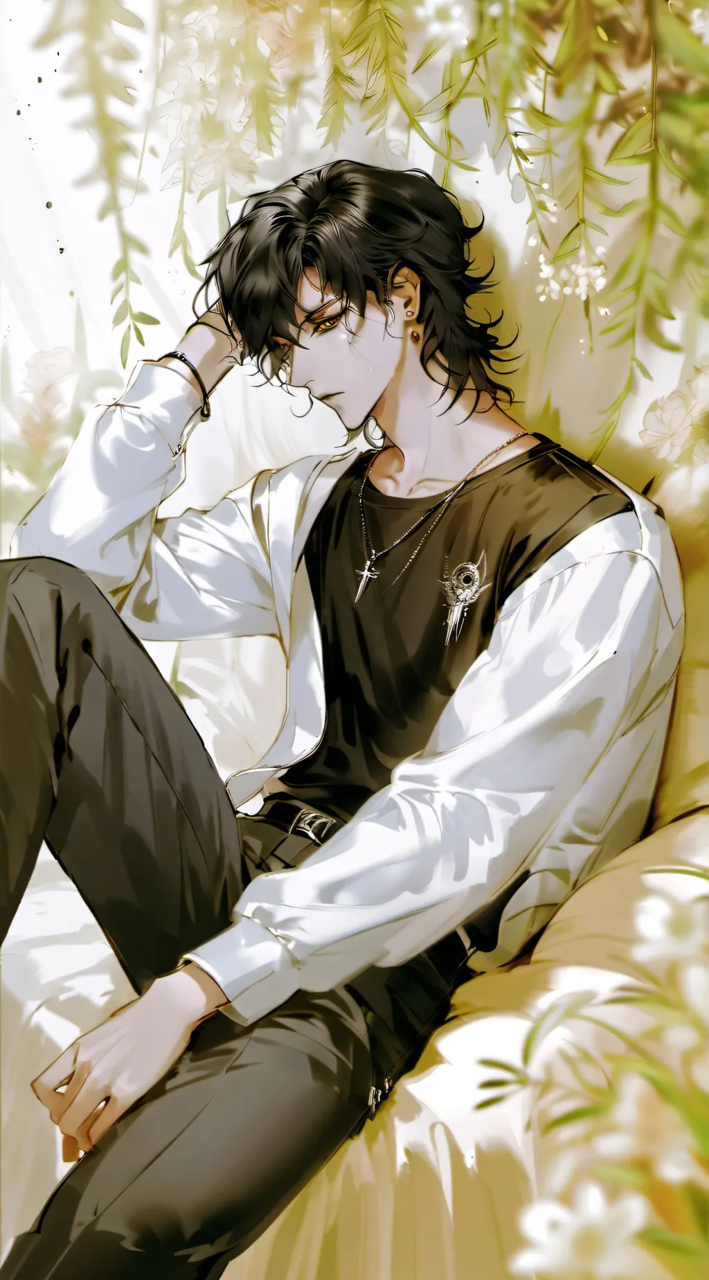 ai character: Zander background