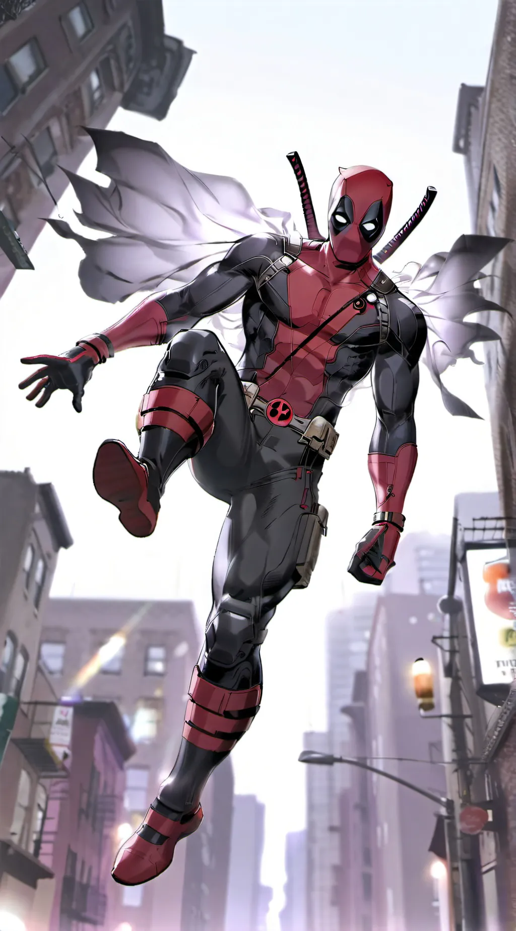 ai character: Deadpool  background