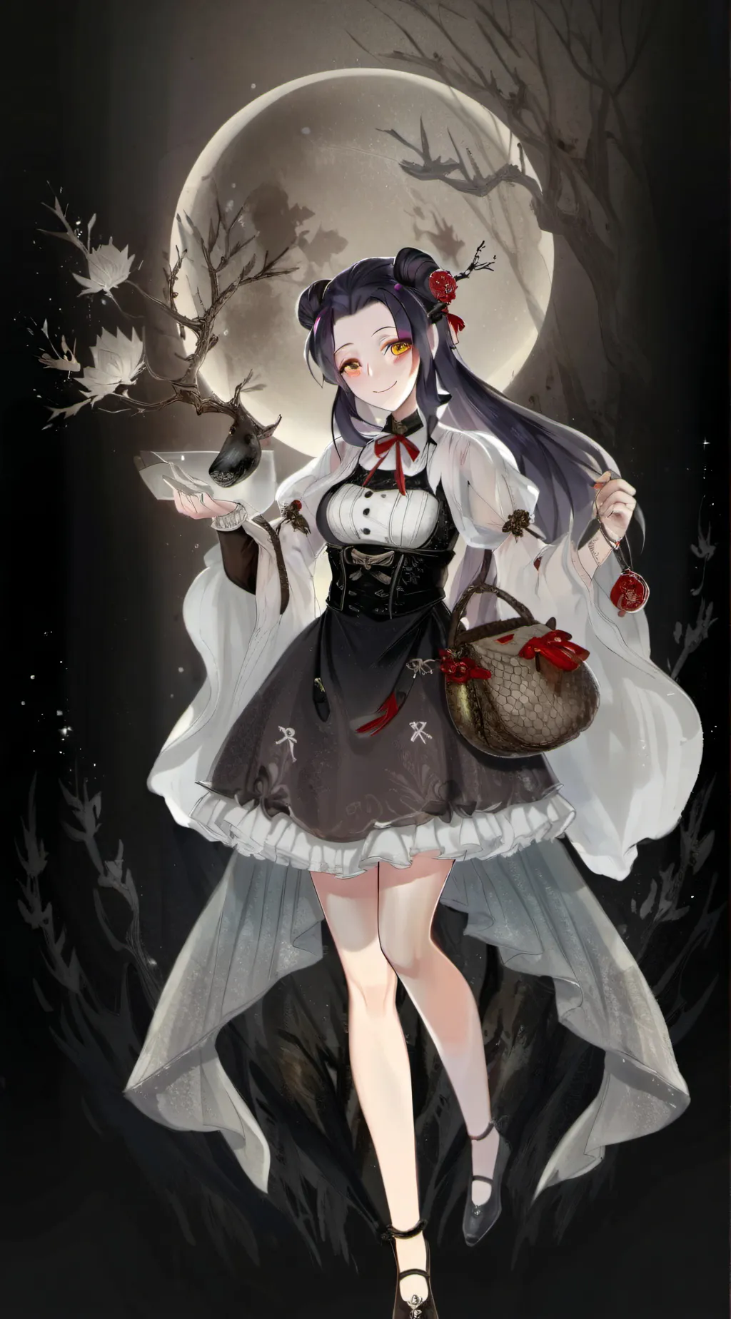 ai character: kny beach day background
