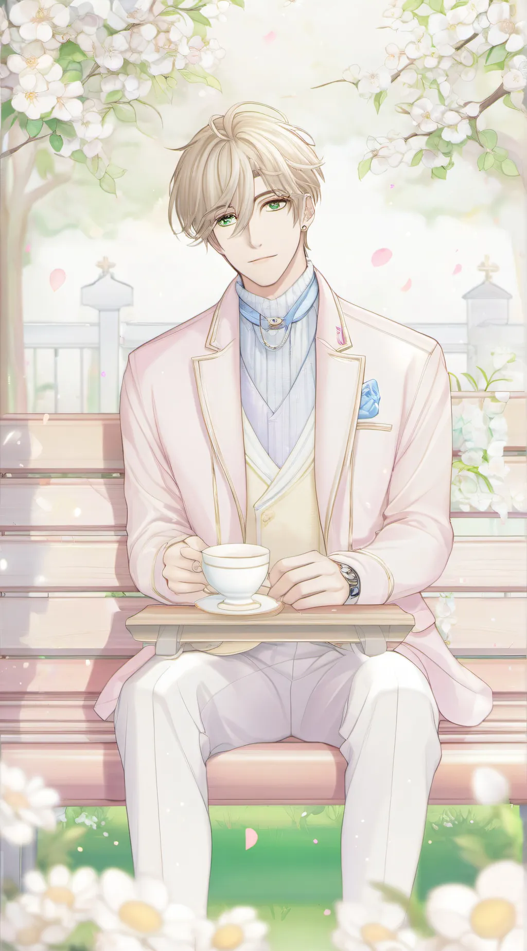 ai character: Leo  background