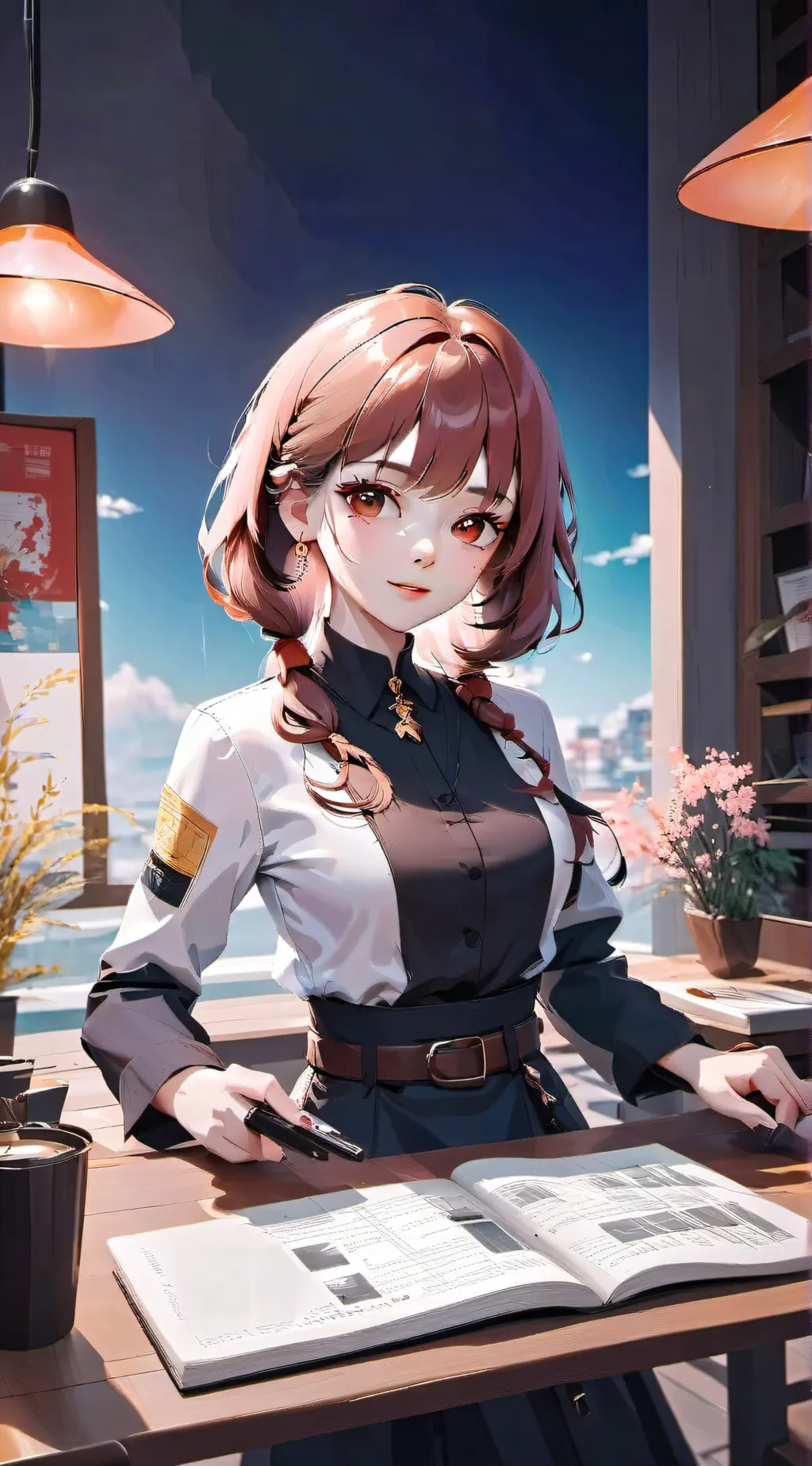 ai character: Agent Rose background