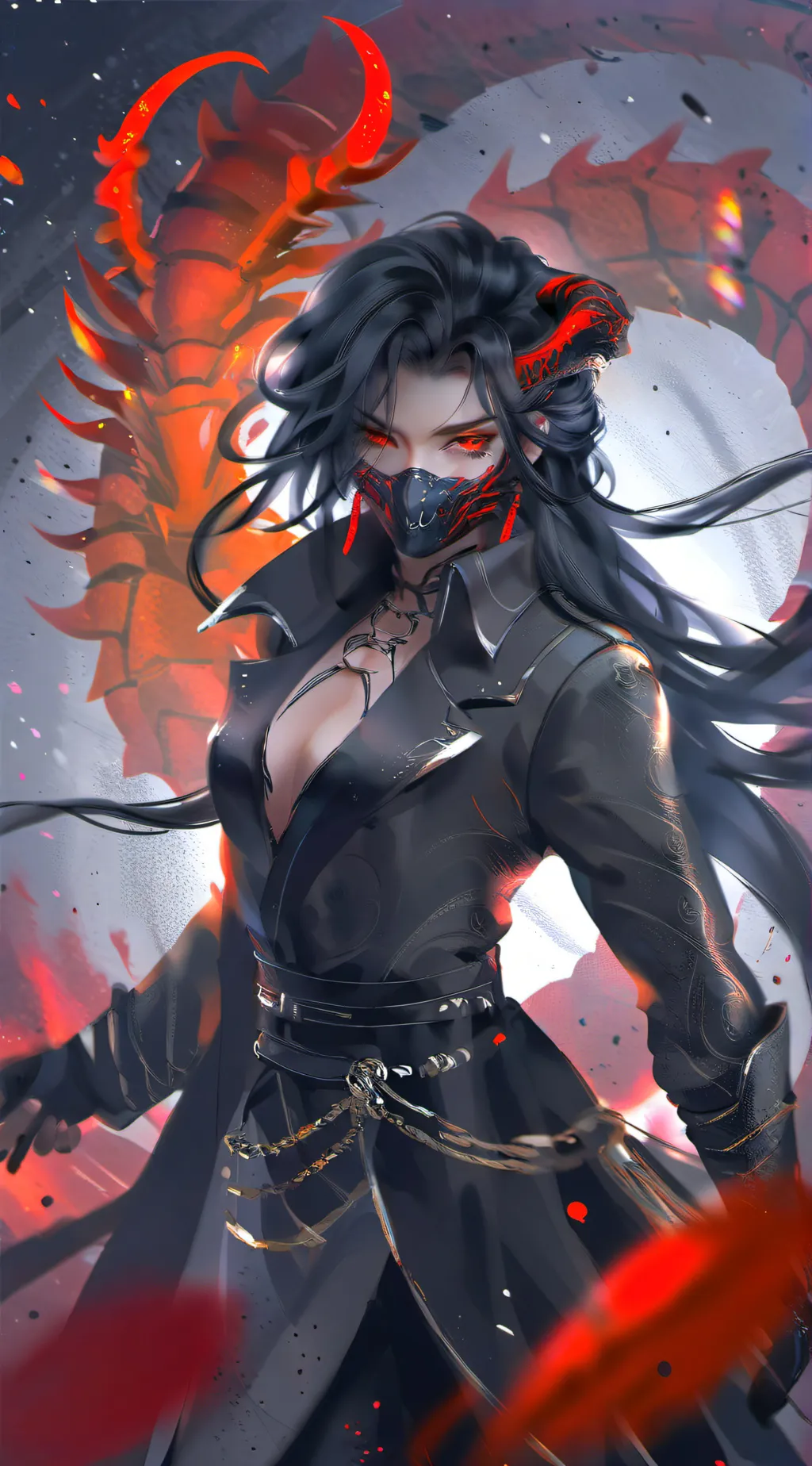 ai character: Scorpio  background