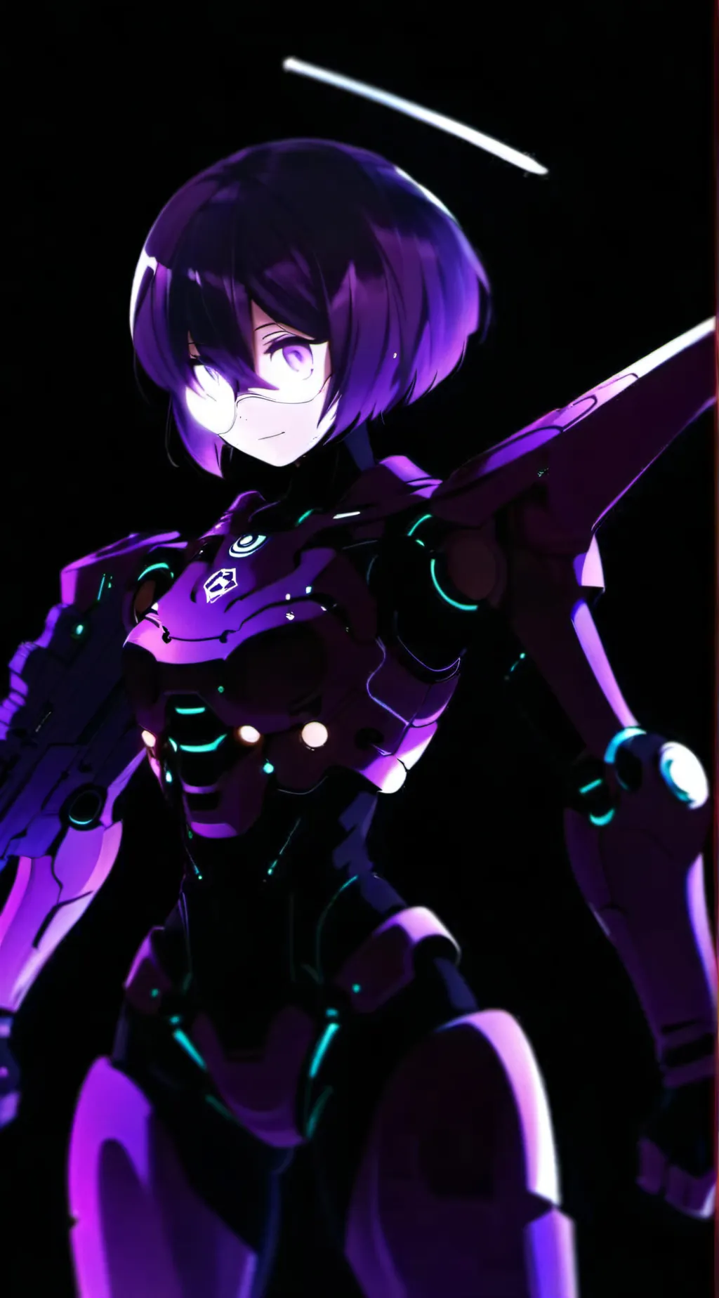 ai character: Uzi background