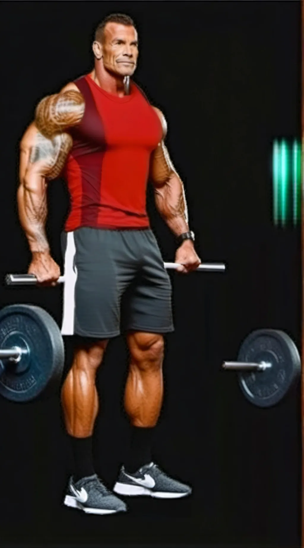 ai character:  Rich Piana  background