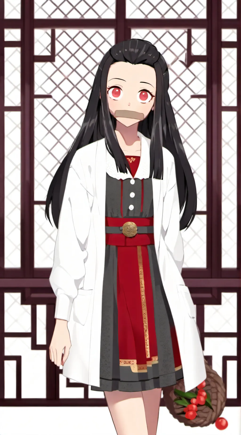 ai character: nezuko background