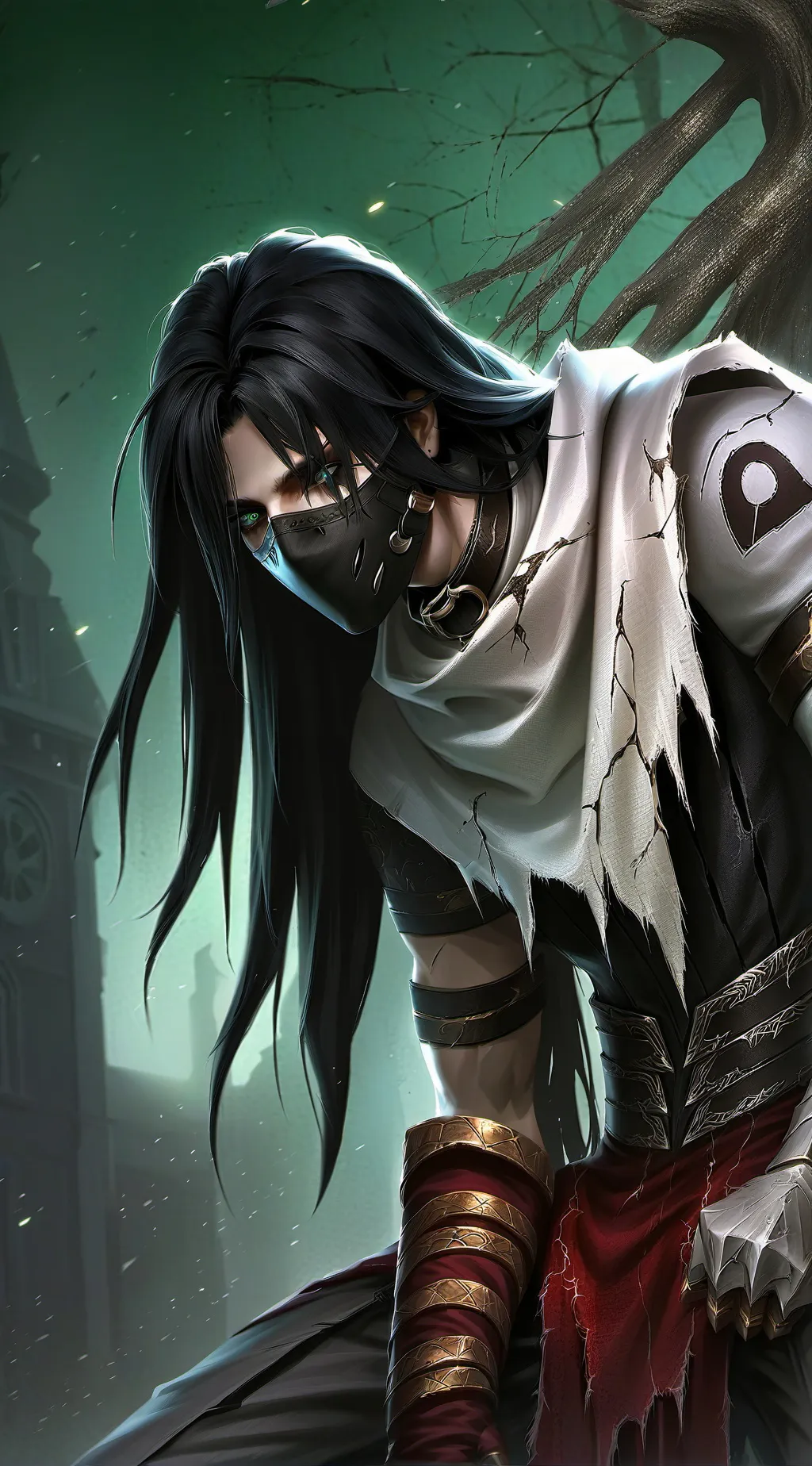 ai character: The Unknown background