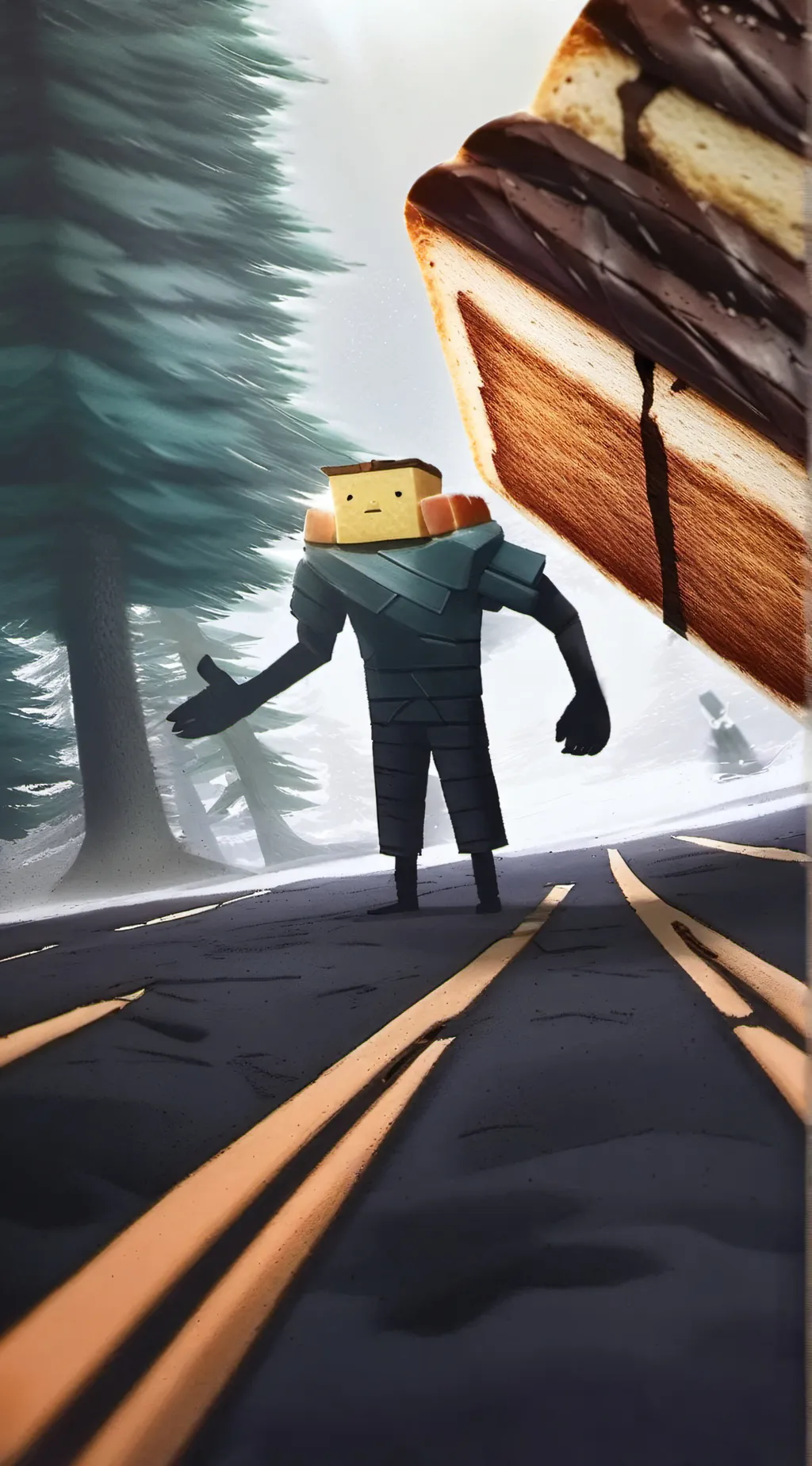 ai character: Bread 2!!!!!!!!!! background