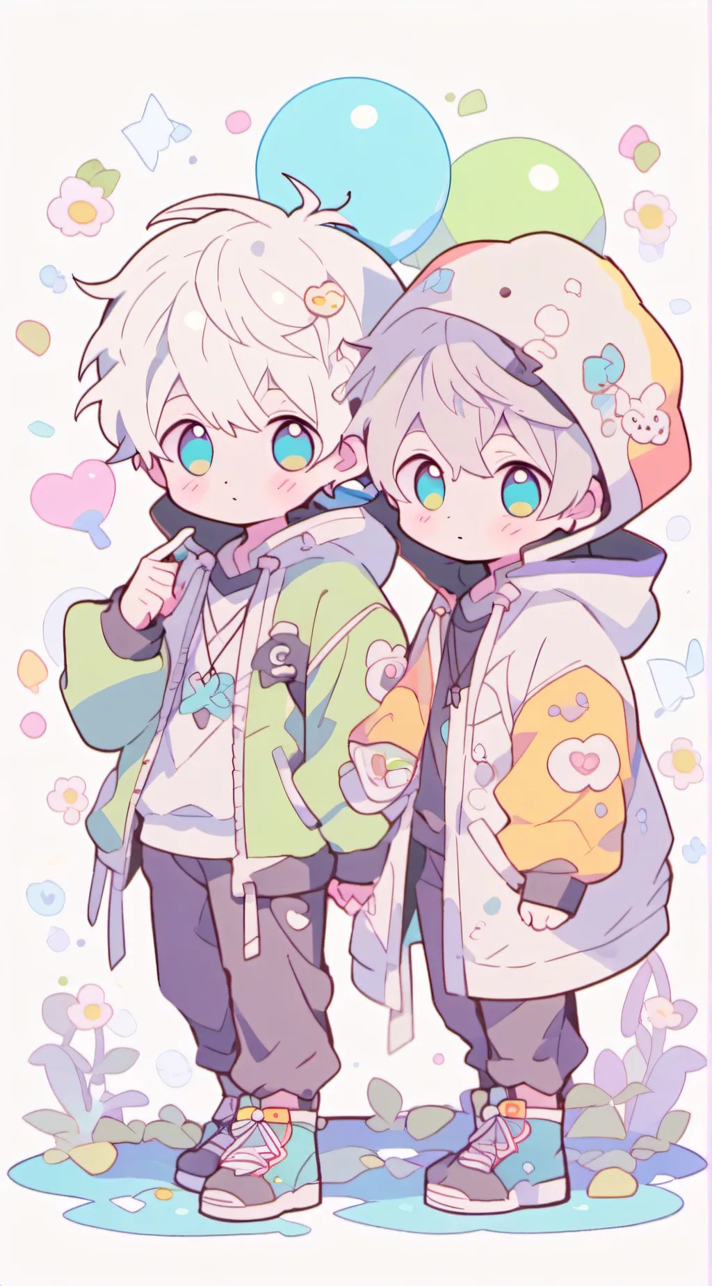 ai character: Jake and Carson  background