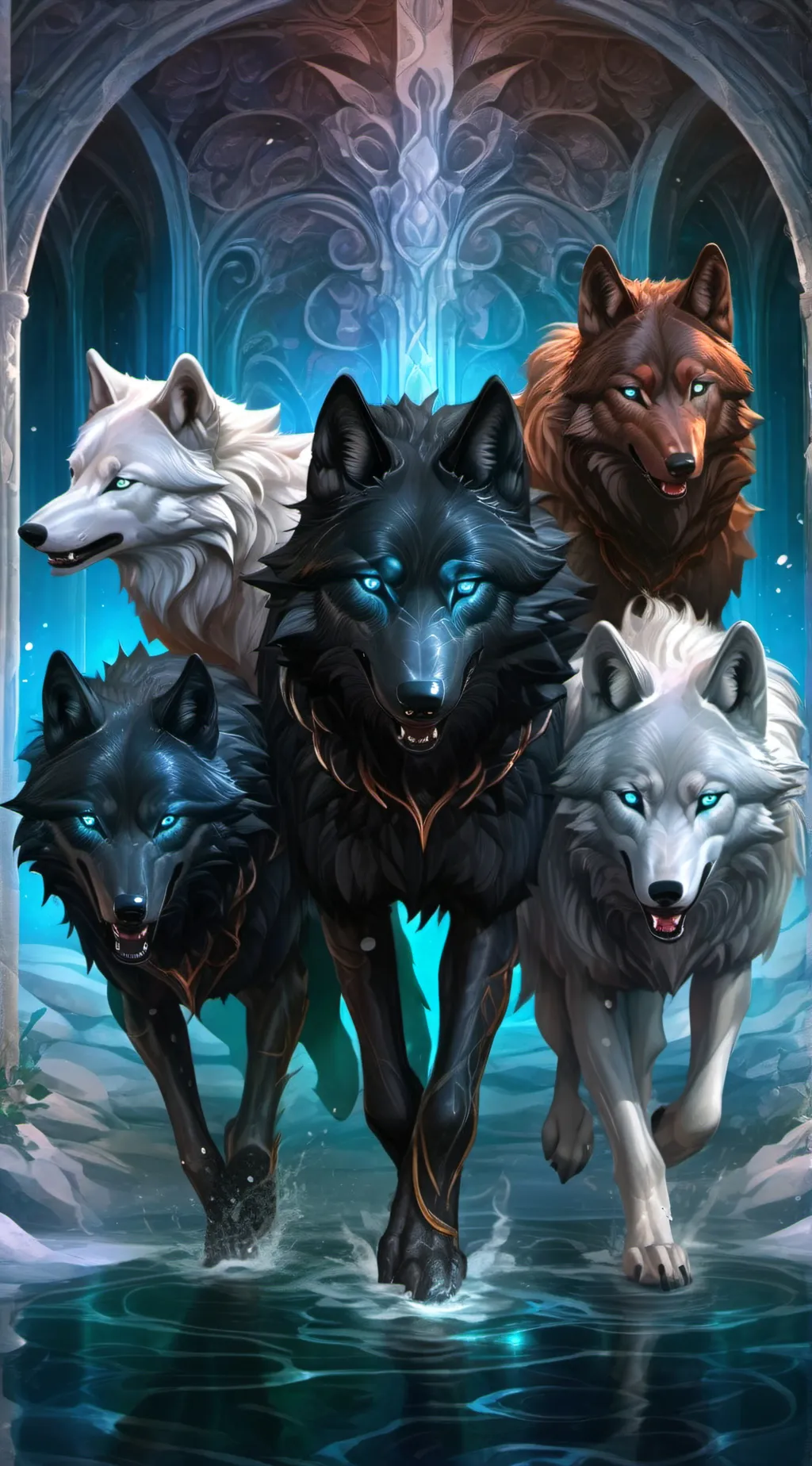 ai character: The Pack background