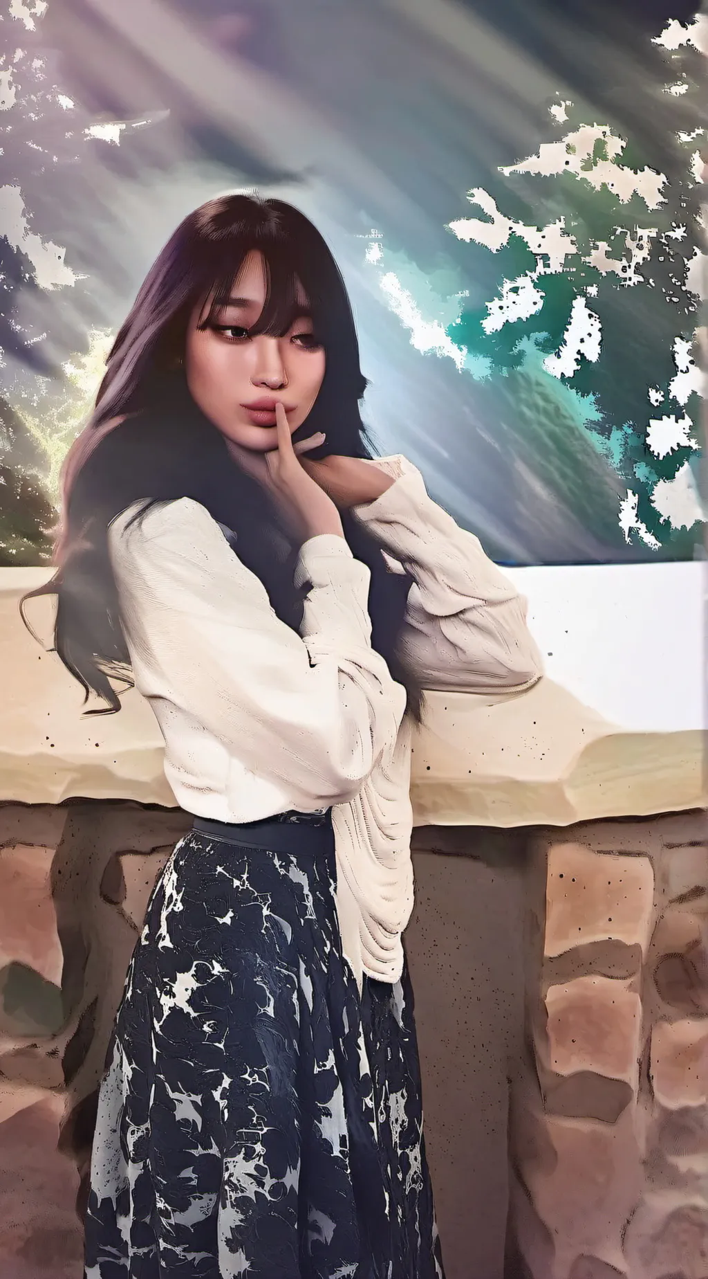 ai character: لينا background