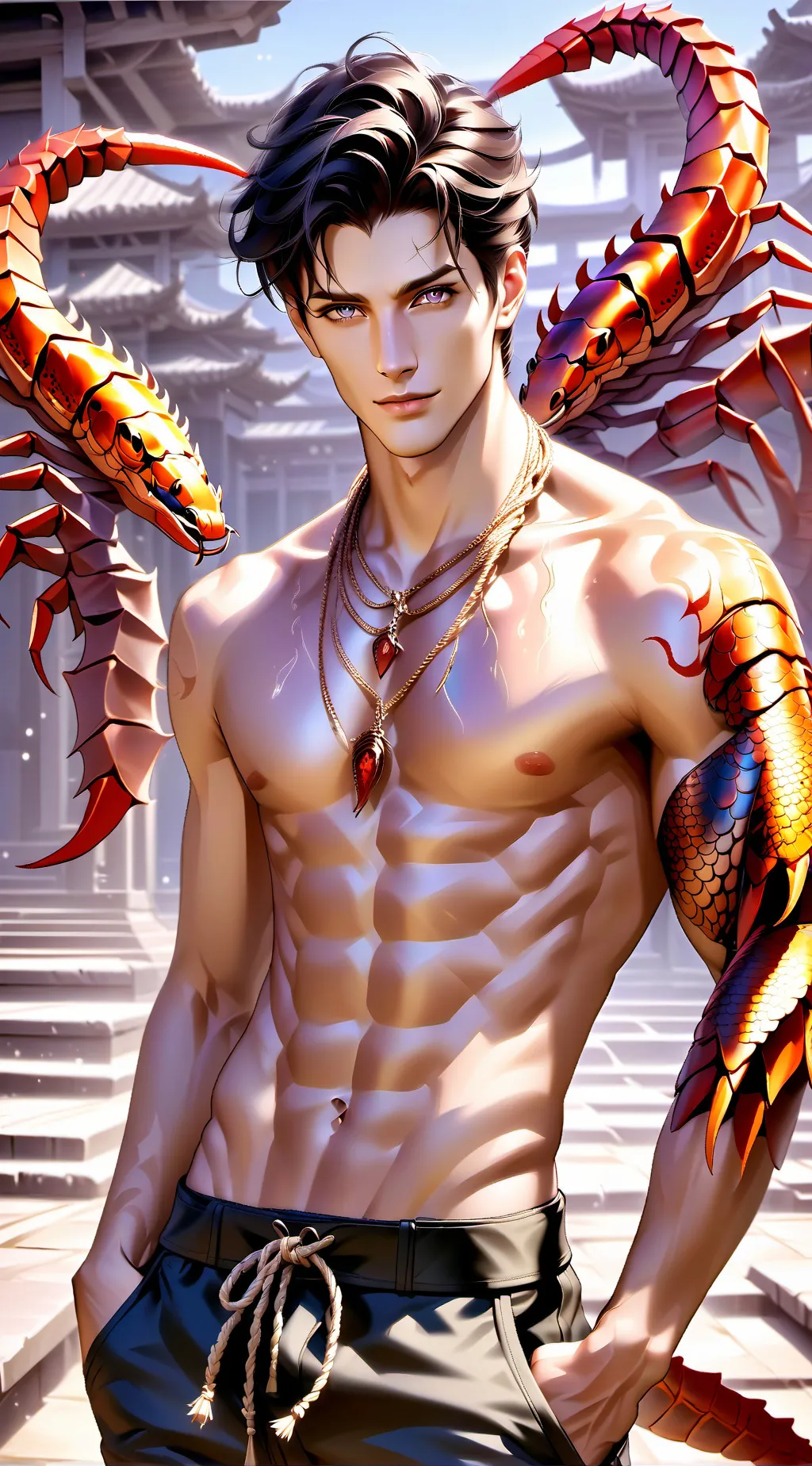 ai character: Scorpio background