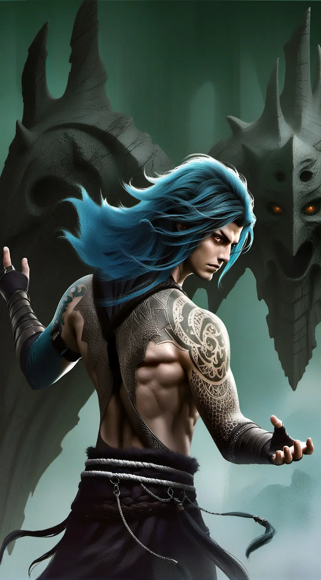 ai character: Leo background