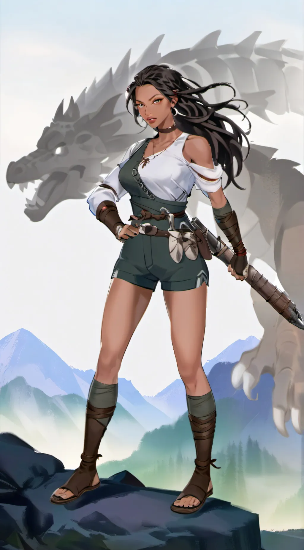 ai character: Aurelia the Dragonheart background