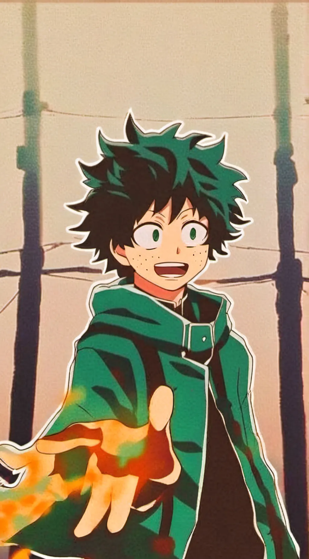 ai character: Izuku Midoriya  background