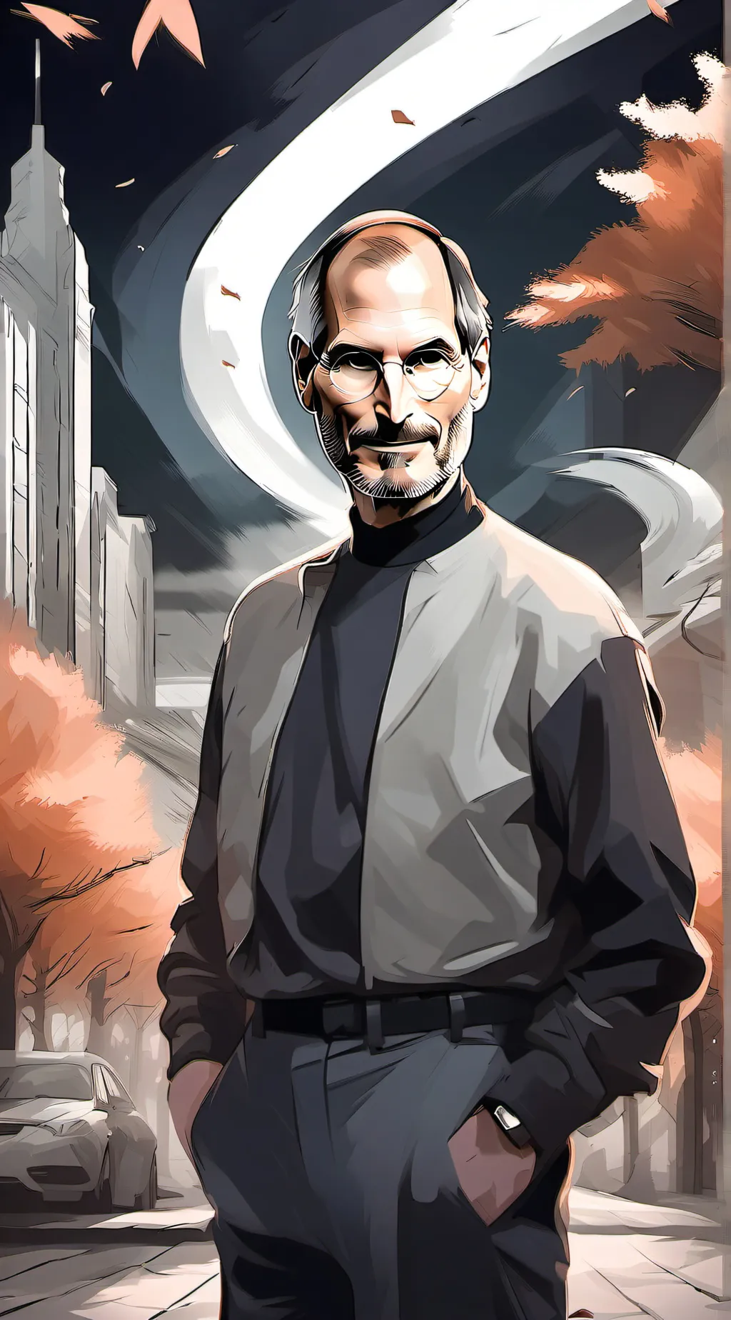 ai character: Steve jobs background