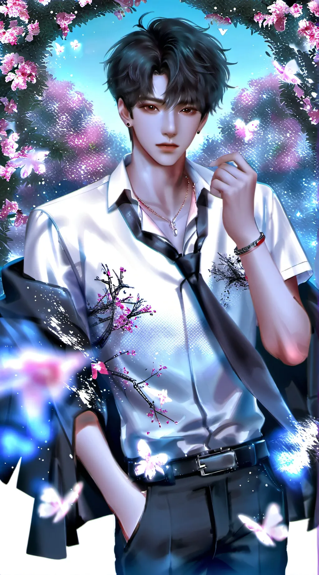 ai character: ayato aishi background