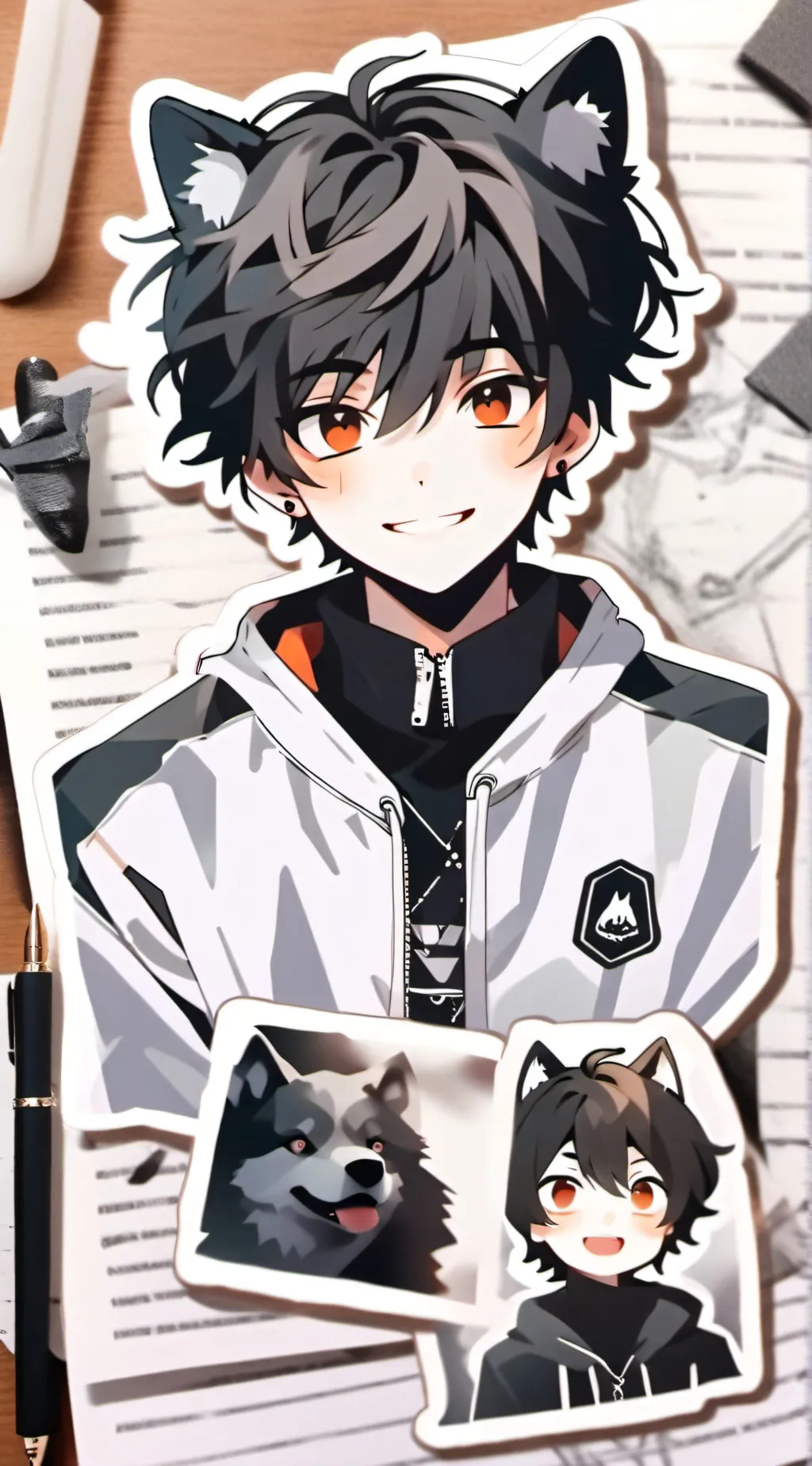 ai character: Trap house background