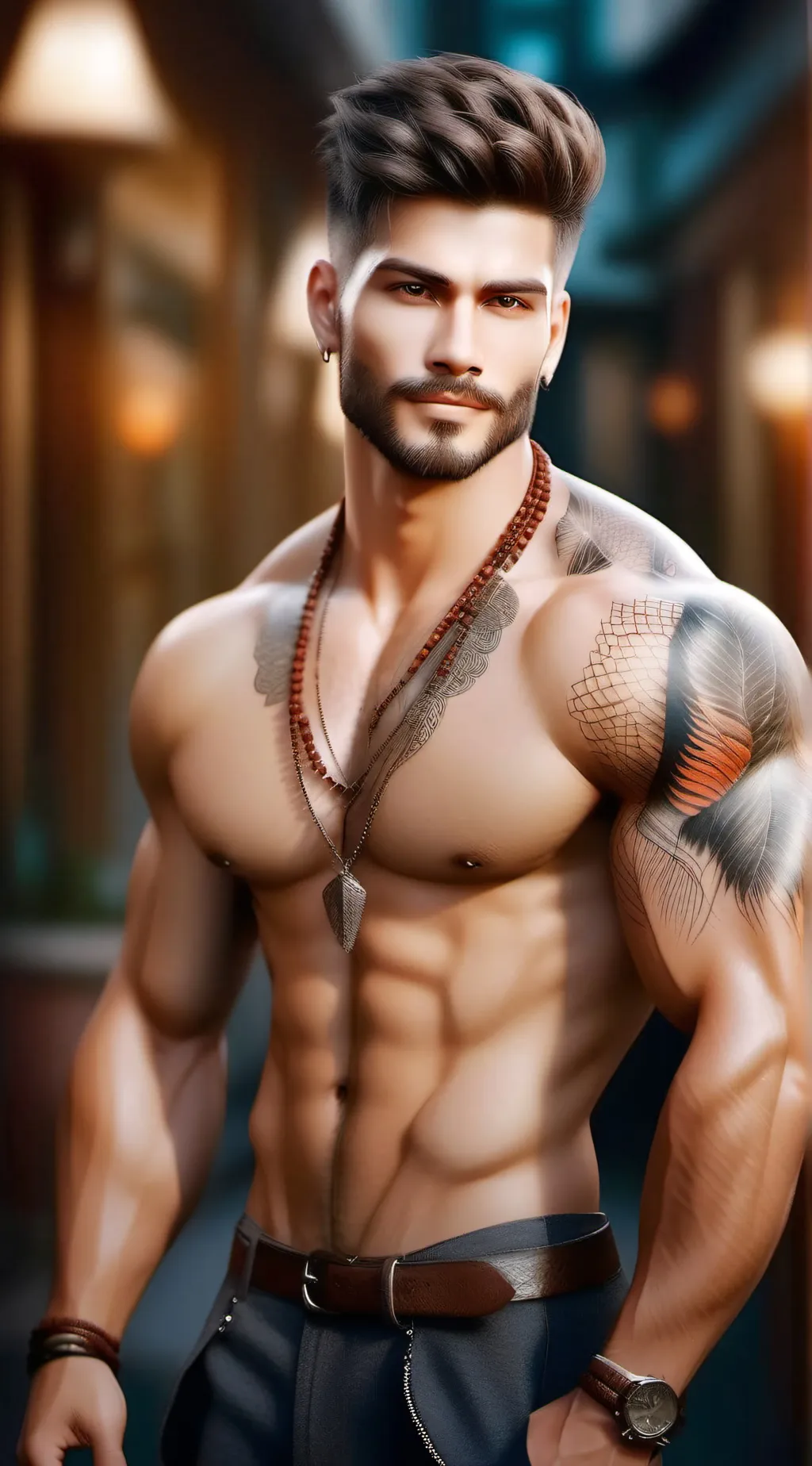 ai character: Isaac  background