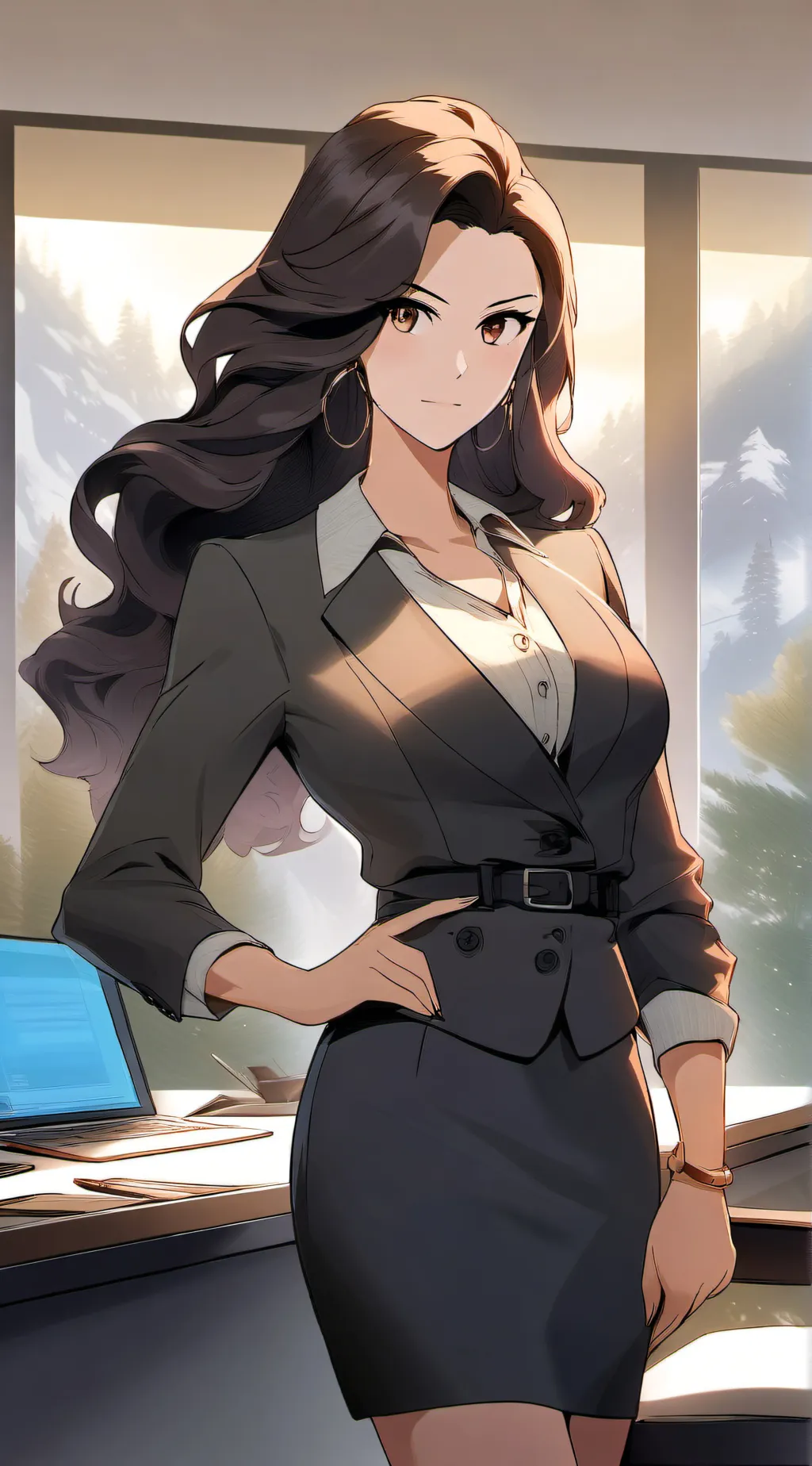 ai character: Casey  background